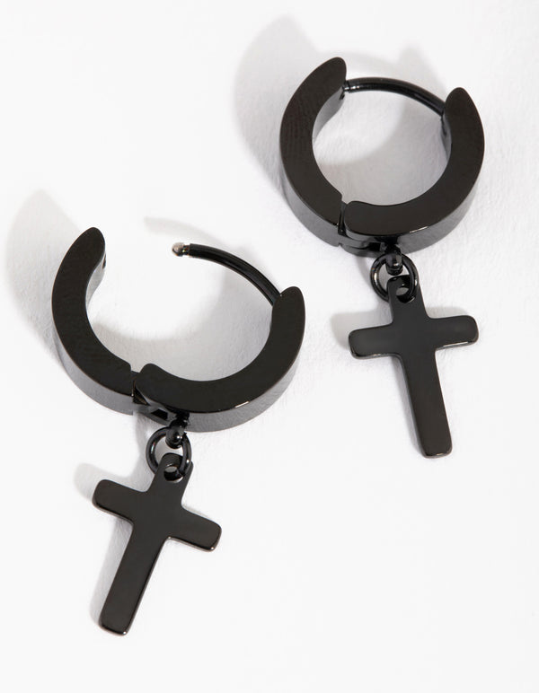 Black Alloy Cross Earring at best price in Greater Noida | ID: 24670290055