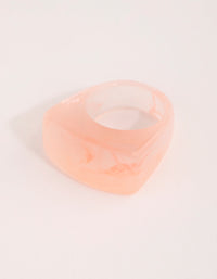 Pink Acrylic Wash Ring - link has visual effect only