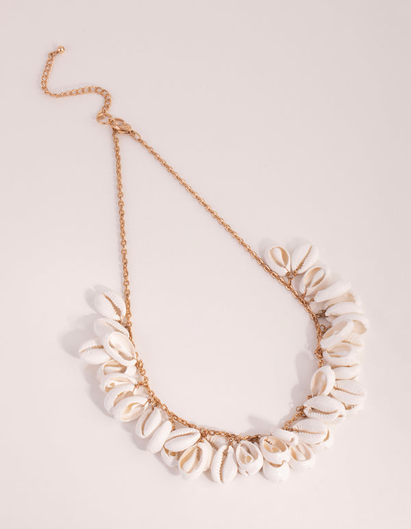 Gold Cowrie Shell Necklace - Lovisa