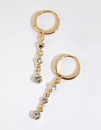 Gold Plated Dainty Drop Earrings - link has visual effect only