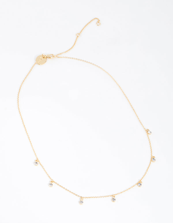 Mini choker deals necklace gold