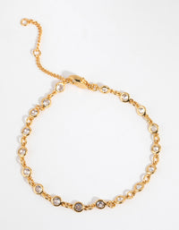 Gold Dainty Chain Bracelet - link has visual effect only