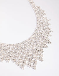 Silver Cup Chain Statement Necklace - link has visual effect only