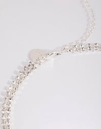 Silver Cup Chain Statement Necklace - link has visual effect only