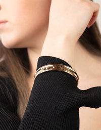 Gold Diamante Inlay Bangle Pack - link has visual effect only