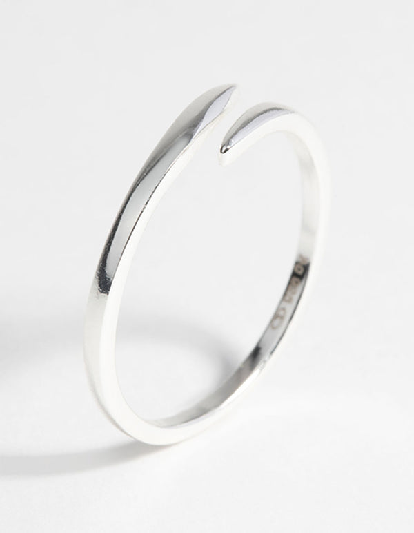 Sterling Silver Plain Band Ring - Lovisa