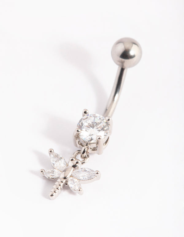 14k Yellow Dragonfly Belly Ring @ Jewelry online catalog