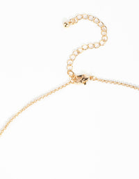 Gold Lapis Long Necklace - link has visual effect only