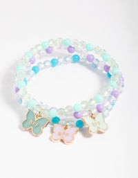 Kids Pastel Butterfly Best Friend Bracelets - link has visual effect only