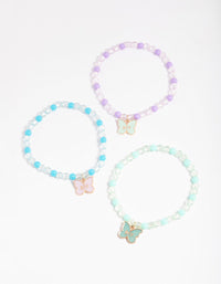 Kids Pastel Butterfly Best Friend Bracelets - link has visual effect only