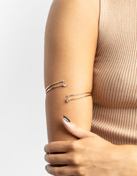 Rainbow Diamante Arm Cuff - link has visual effect only