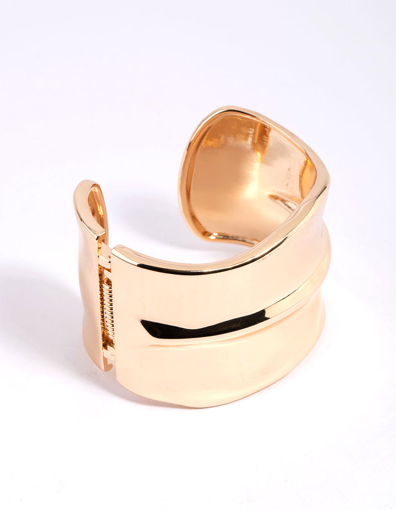 Gold Cuff Bangle - Lovisa