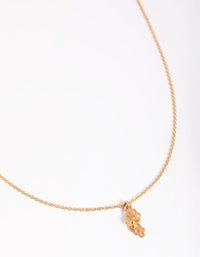 Gold Plated Sterling Silver Beehive Necklace - link has visual effect only