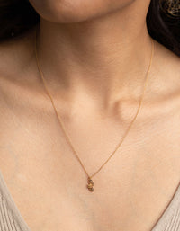 Gold Plated Sterling Silver Beehive Necklace - link has visual effect only