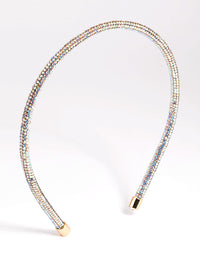 Gold Diamante Headband - link has visual effect only