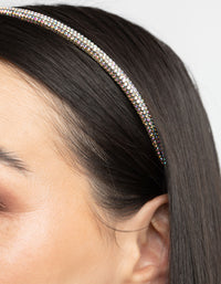 Gold Diamante Headband - link has visual effect only