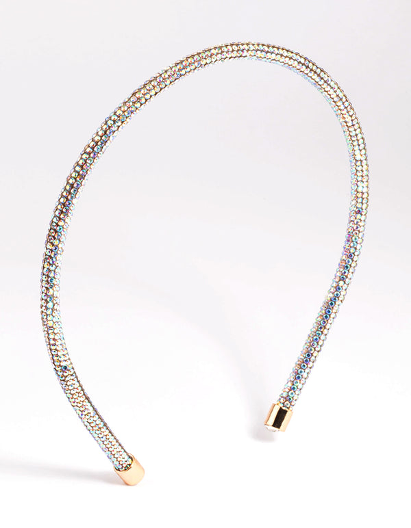 Gold Diamante Headband