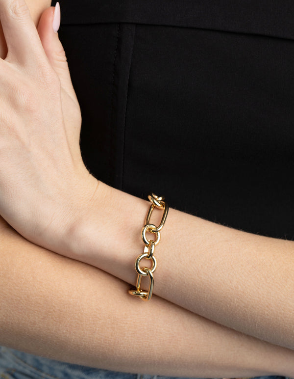 Rectangle link clearance bracelet