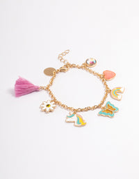 Kids Pastel Garden Charm Bracelet - link has visual effect only