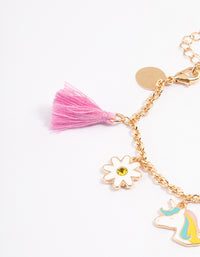 Kids Pastel Garden Charm Bracelet - link has visual effect only