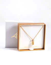 Gold Plated Padlock Necklace - link has visual effect only