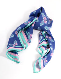 Fabric Butterfly Print Scarf - link has visual effect only