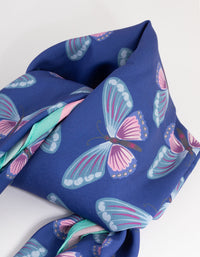 Fabric Butterfly Print Scarf - link has visual effect only