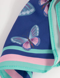 Fabric Butterfly Print Scarf - link has visual effect only