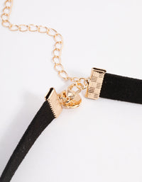 Gold Gem Cross Choker - link has visual effect only