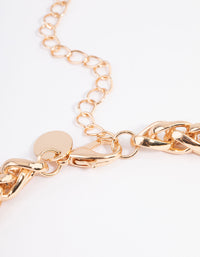 Gold Pearl Love Heart Necklace - link has visual effect only