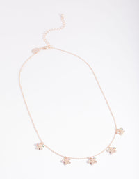Rose Gold Butterfly Droplet Necklace - link has visual effect only