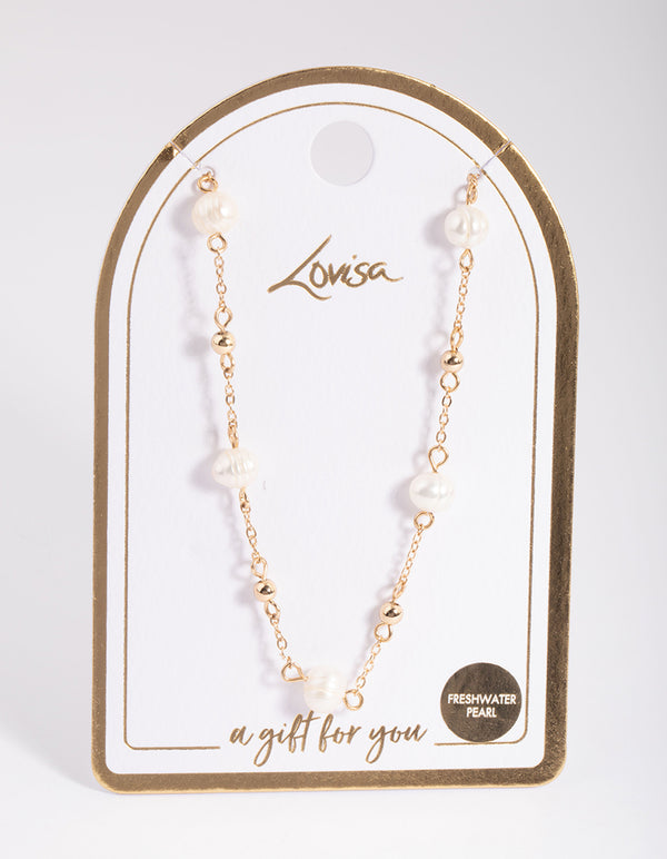 Lovisa Silver Coloured Faux Pearl Necklace, lovisa necklace - thirstymag.com