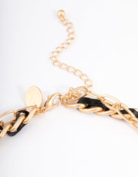 Gold Three Layer Multi Charm Necklace - link has visual effect only