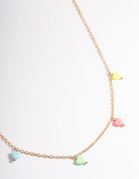 Gold Candy Heart Necklace - link has visual effect only