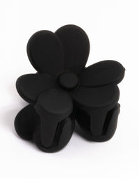 Black Mini Daisy Hair Claw Clip - link has visual effect only