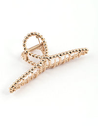 Gold Twist Rope Claw Clip - link has visual effect only