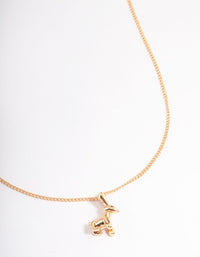 Gold Bubble Bunny Necklace - link has visual effect only