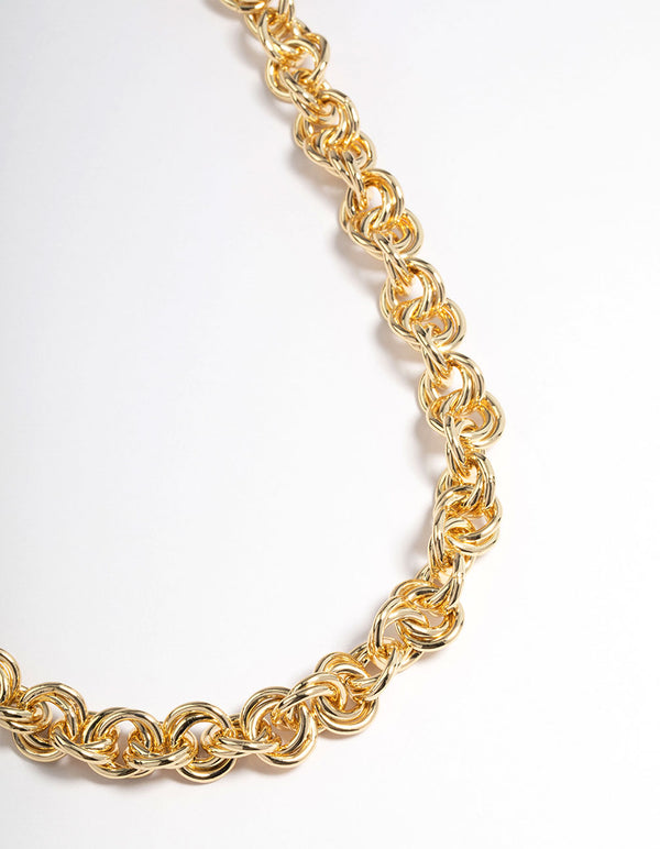 Gold deals brass chain