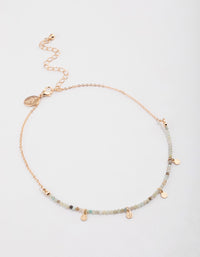 Gold Aventurine Disc Choker - link has visual effect only