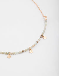 Gold Aventurine Disc Choker - link has visual effect only