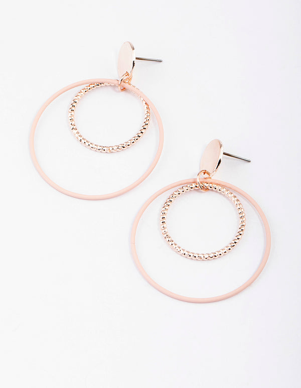 Lovisa Pink Open Circle Drop Earrings in 2023