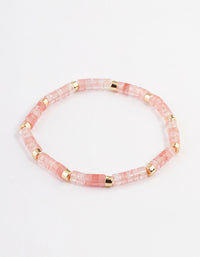 Stone Semi Precious Chip Stretch Bracelet - link has visual effect only