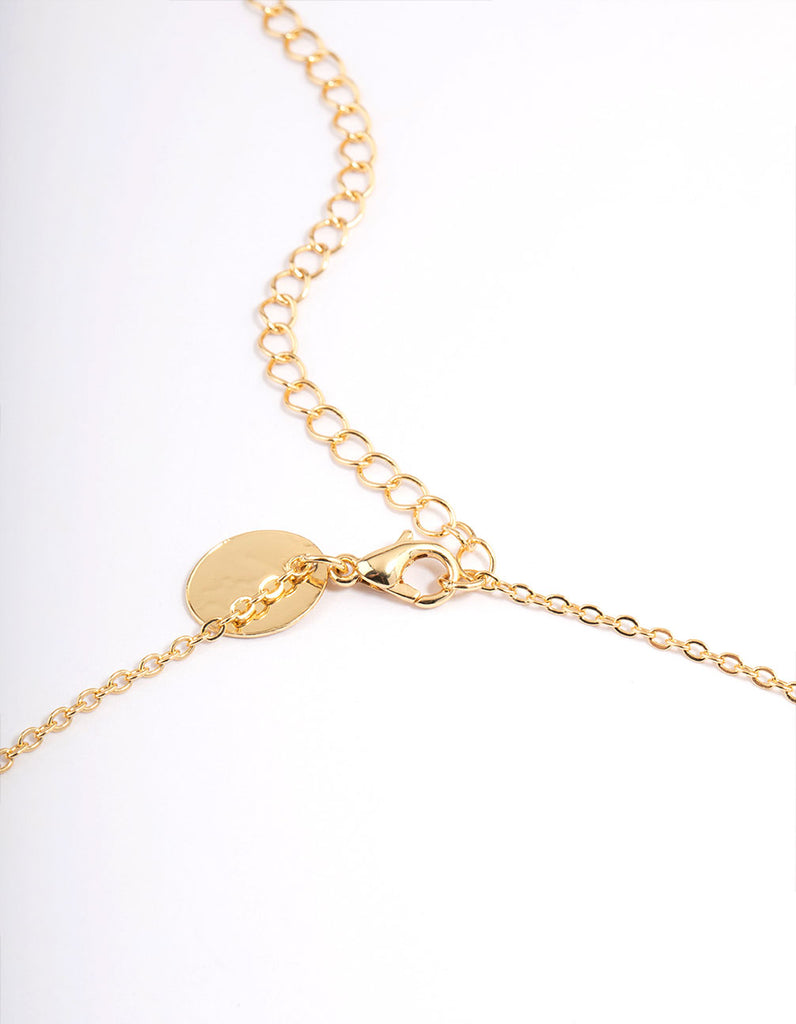 Gold Plated Multi Butterfly Necklace - Lovisa