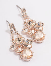 Rose Gold Angel Mini Drop Earrings - link has visual effect only