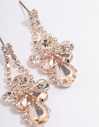 Rose Gold Angel Mini Drop Earrings - link has visual effect only