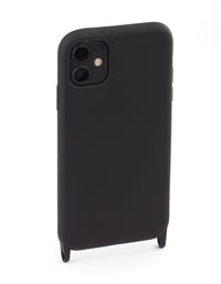 iPhone 11 Black Silicone Phone Case - link has visual effect only