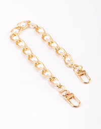 Pearl & Chain Wrist Phone Strap - link has visual effect only