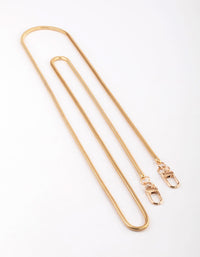 Gold Snake Chain Crossbody Phone Strap - link has visual effect only