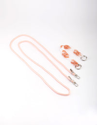 Blush Crossbody & Wrist Phone Strap Pack - link has visual effect only