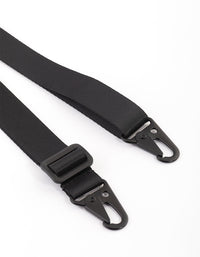 Black Sporty Crossbody Phone Strap - link has visual effect only